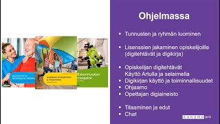 Ammatillisen opetuksen Opiskelijan digitehtävien ja Opettajan digiaineiston hyödyntäminen [upl. by Ger]