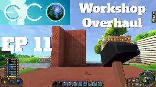 Lets Play Eco Single Player Ep 11  Total Workshop Overhaul [upl. by Aeriela221]