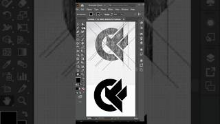 SKETCH LOGO DESIGN IN ADOBE ILLUSTRATOR ytshorts shorts shapebuildertool logo logosketch art [upl. by Yllier]