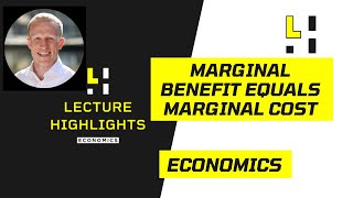 MARGINAL BENEFIT EQUALS MARGINAL COST Marginal Benefit and Marginal Cost Model Explained [upl. by Joceline]