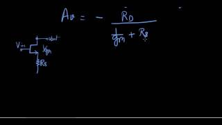 Common Source Amplifiers  Source Degeneration  Shortcut to Gain [upl. by Vladamir356]