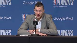 Danilo Gallinari PostGame Interview  Indiana Pacers vs Milwaukee Bucks [upl. by Levana]