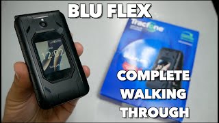 BLU FLEX complete walking through for Tracfone Total Wireless straight talk and more [upl. by Samot930]