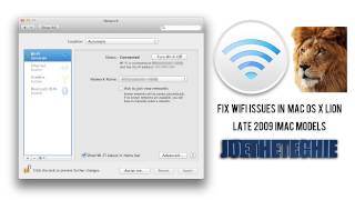 FIX WiFi Issues in Mac OS X Lion [upl. by Amice614]