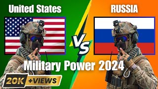 USA vs RUSSIA Military Power 2024  Russia vs USA Power Comparison 2024usa russia powercomparison [upl. by Nirel854]