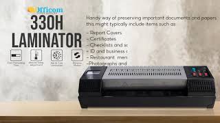 Officom 330HP Laminator  Video Tutorial [upl. by Aid]