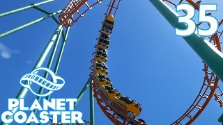 Planet Coaster  Part 35  Boomerang Coaster [upl. by Wyon611]