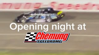 OPENING NIGHT AT CHEMUNG SPEEDROME WHAT A COME BACK GulloMotorsports [upl. by Silrak737]