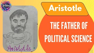 Aristotle DrawingFather of Political ScienceGreek Philosopher Drawing By Artistry Aura 🎨 [upl. by Yve]