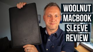 Woolnut MacBook Leather Sleeve Review [upl. by Ciro]