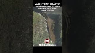 Vajont Dam disaster Italy 1963 🌊🤯 [upl. by Marion]