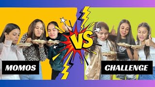 Momos Eating challenge🥵 Itne Momos ek sath😱 Team A Vs B  StreetFood challenge [upl. by Nylhtac]