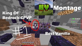 Best Bedrock Vanilla Crystal PvPer BVanillaUS Montage [upl. by Neelav]