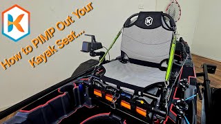 Kayaks2fish NextGen 12 How to PIMP out Your Kayak Seat [upl. by Yatnoed]