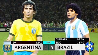 Diego Maradona will never forget Zicos performance in this match [upl. by Laden]