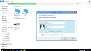 How to Fix Enter Network Password Credentials in Windows 10817 Easy [upl. by Ahsaetan]