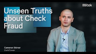 Cameron Stirner  DarkTower  Unseen Truths about Check Fraud  Innovator Series [upl. by Swetlana]