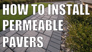 ECO Permeable Pavers Installation Essentials [upl. by Seaton]