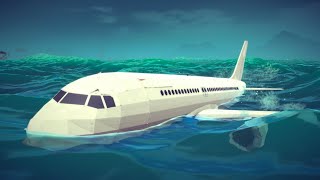 Airplane Crashes Into Water While Emergency Landing  GTA5 [upl. by Llecram]