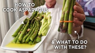 How to cook Asparagus  quick and easy way  with tips on using the quotendquot pieces [upl. by Niccolo819]