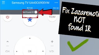 How To Fix Zazaremote App Not Found IR Error [upl. by Norda]