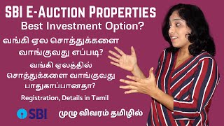 SBI EAuction  Best Investment Option How To Register And Buy Properties Via Bank Auction in Tamil [upl. by Ojadnama902]