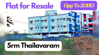 ID NO20  Flat for Resale at Thailavaram  SRM  TN KANAVU MANAI [upl. by Ardnatal]