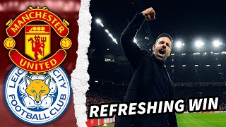 REFRESHING WIN  Manchester United 52 Leicester City  Carabao Cup  LIVE Match Reaction [upl. by Ym391]