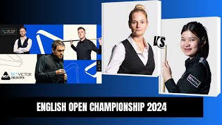 🔴LIVEReanne Evans Vs Mink Nutcharut ENGLISH OPEN SNOOKER CHAMPIONSHIP 2024 score board [upl. by Cristina]