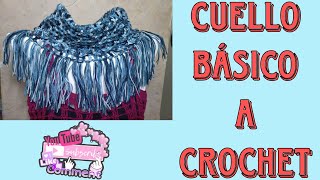 Cuello 🧣 Básico a Crochet 😍🥰😘 [upl. by Kimberli613]