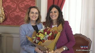 Provincia di Cosenza visita dell’ Ambasciatrice della Repubblica del Kosovo in Italia [upl. by Kirimia528]