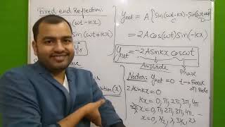 position of nodes and antinodes in standing wave [upl. by Adraynek]