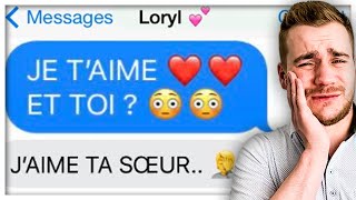 LES PIRES SMS DE FRIENDZONE  FILLE VS GARÇON [upl. by Anerehs12]