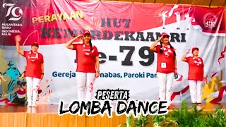 Peserta Lomba Dance no urut 7  Perayaan HUT RI Ke  79  Gereja StBarnabas Pamulang [upl. by Iaria]