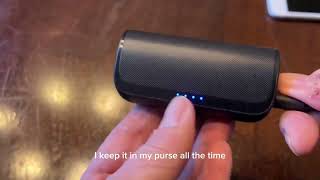 Small Portable Charger 5200mAh for iPhone Ultra Compact 20W PD Fast Charging Power Bank Review [upl. by Enidan248]