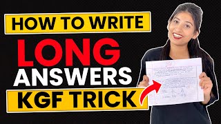 How to write long Answers in English  Best Tips and Tricks  Board Exams [upl. by Stone771]