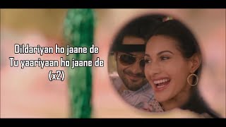 Dil Dariyan Lyrics  Prassthanam  Ankit Tiwari  Deepali Sathe  Ali Fazal  Amyra Dastur [upl. by Aninaig]