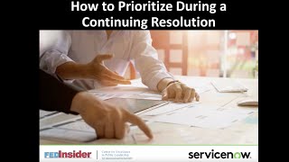 How to Prioritize During a Continuing Resolution [upl. by Yvel886]