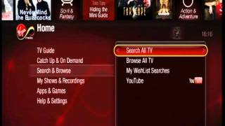 Finding FILMS on Virgin Medias Tivo [upl. by Secundas]