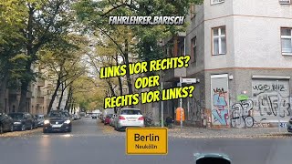 Fahrschule Fahrlehrer Barisch  Vorfahrt missachtet bei Rechts vor Links [upl. by Bertilla619]