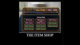 YBA The Item Shop [upl. by Bobseine997]