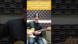 quotCosmic Girlquot Jamiroquai Live in Verona Rob Harris  74 Fender Telecaster funk Guitar soul [upl. by Latsyrcal]