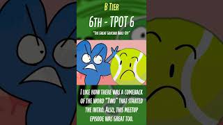 Ranking Every TPOT Episode TPOT 113 shorts bfdi tpot [upl. by Lingwood]