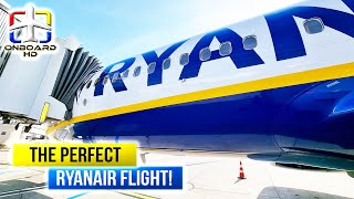 TRIP REPORT  Small Runway Full Thrust ツ  RYANAIR Boeing 737  Santorini to Vienna [upl. by Fern]