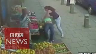 Road rage attack CCTV in Birmingham UK released  BBC News [upl. by Burty434]