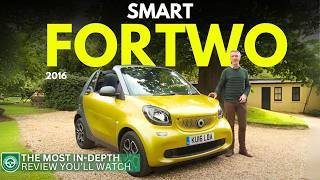 Smart Fortwo Cabrio Review 2016  As nippy as a bike Everything you need to know [upl. by Becki146]