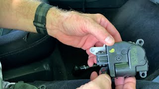 Changing the Blend door actuator motor [upl. by Borries]