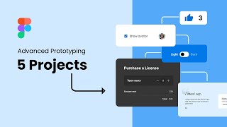 Figma Variables amp Advanced Prototyping  Crash Course [upl. by Ardnaed]