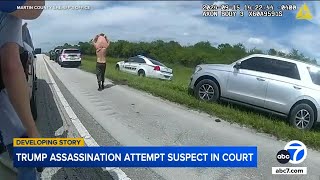 Bodycam video shows arrest of suspect in apparent Trump assassination attempt [upl. by Corvin669]