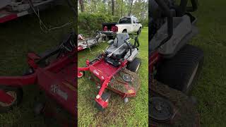 Exmark Lazer Z zero turn mower with 72 inch deck lawncare lawnmower [upl. by Olivero]